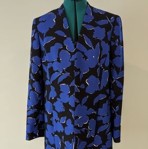 Kasper fully lined long blazer size Lg